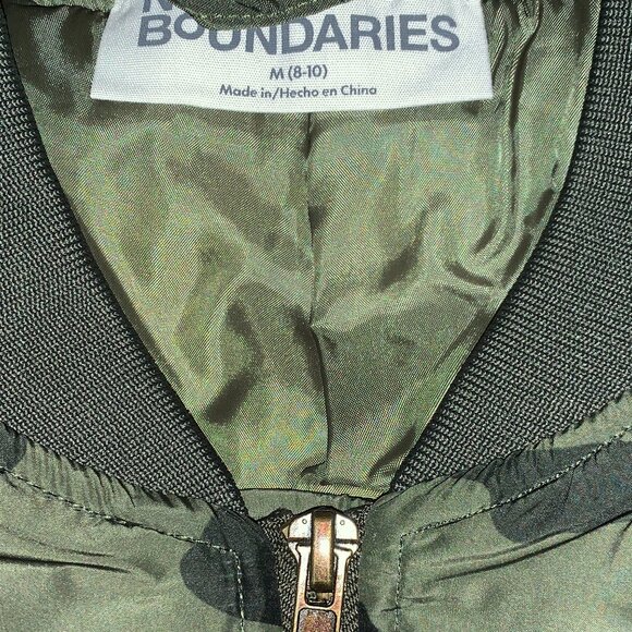 NWT No Boundaries Camo Bomber Zip-Up Jacket, Medium - Picture 6 of 8